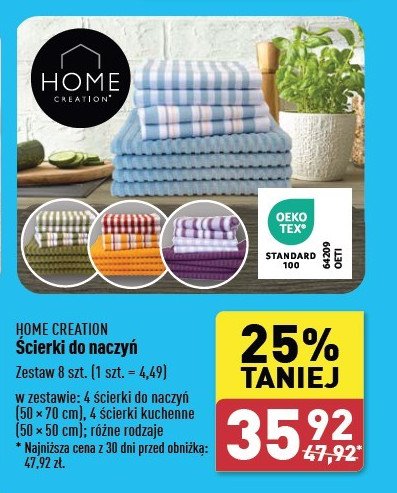 Ścierki Home creation promocja