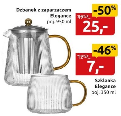Szklanka Elegance promocja w Black Red White