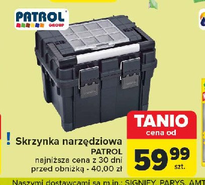 Skrzynka ergo narzędziowa 19.5" Patrol group promocja