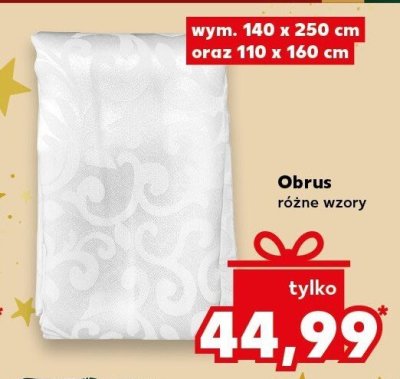 Obrus różne wzory promocja w Kaufland