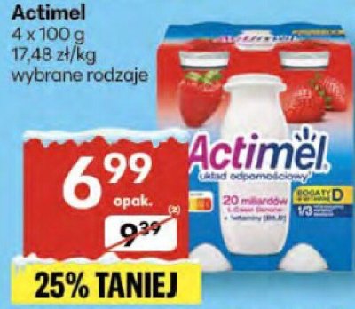 Actimel promocja w Delikatesy Centrum