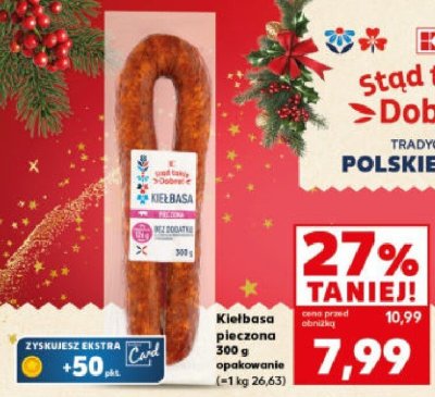 Kiełbasa Kiełbasa pieczona 300g promocja w Kaufland