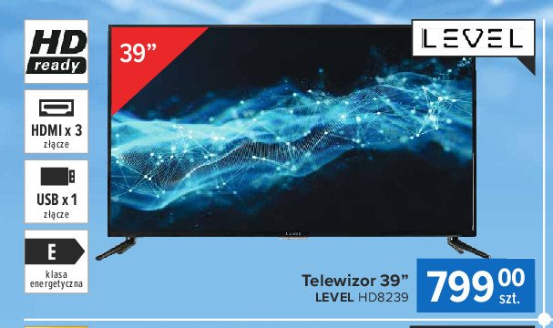 Telewizor 39" hd8239 Level promocja
