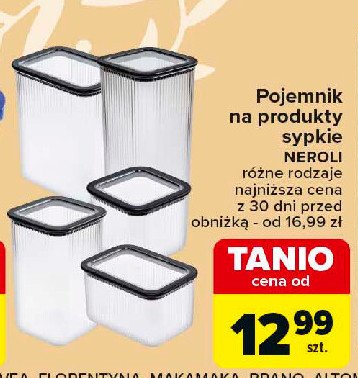 Pojemnik na artykuły sypkie neroli 2.3 l promocja