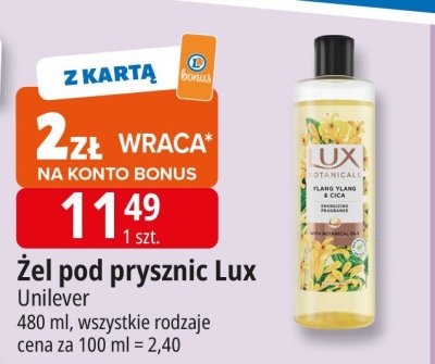 Żel pod prysznic Lux Unilever promocja w Leclerc