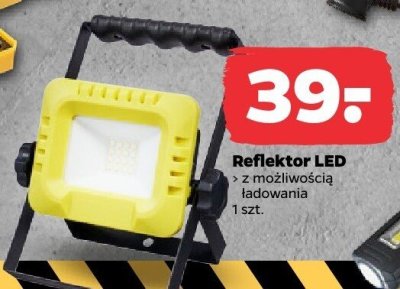 Reflektor LED z możliwością ładowania promocja w Netto