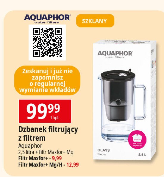 Wkład maxfor+ h Aquaphor promocja