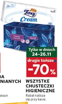 Chusteczki higieniczne promocja w Stokrotka