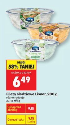 Filety śledziowe, różne rodzaje promocja w Biedronka