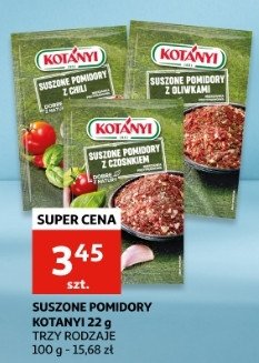 Suszone pomidory z oliwkami Kotanyi promocja