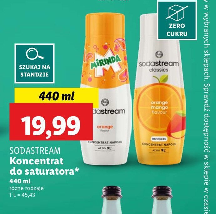 Syrop orange-mango Sodastream promocja