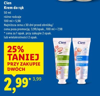 Krem do rąk  promocja w Lidl