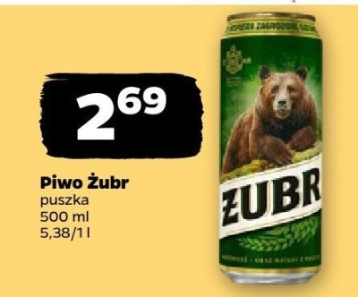 Piwo Żubr promocja w Netto