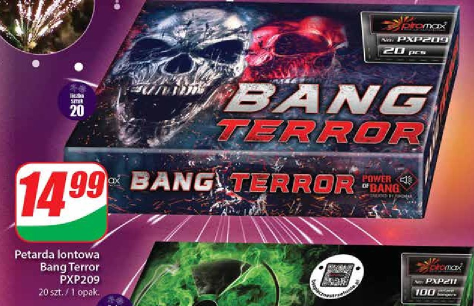 Petarda lontowa bang terror Piromax promocja