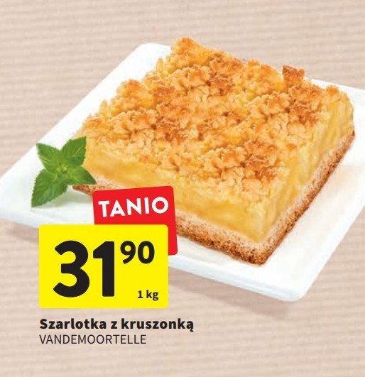 Szarlotka z kruszonką Vandemoortele promocja