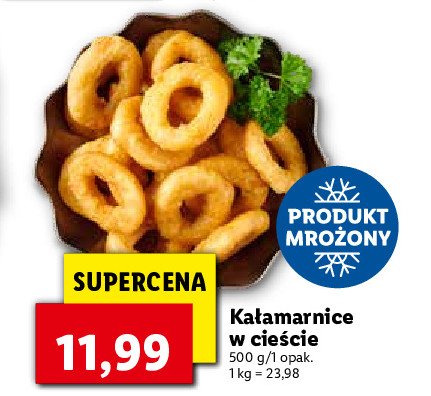 Kałamarnice w cieście promocja