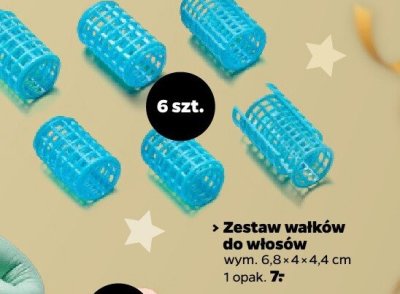 Zestaw wałków do włosów 6,8x4x4,4 cm promocja w Netto