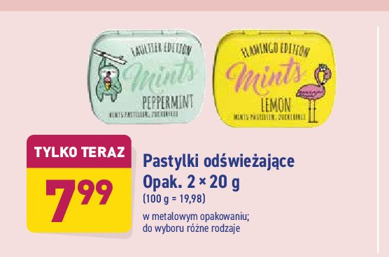 Pastylki odświeżające lemon promocja