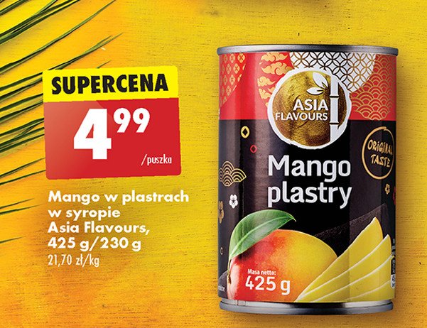 Mango plastry Asia flavours promocja