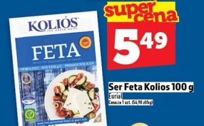 Ser Feta Kolios 100 g promocja w TOPAZ
