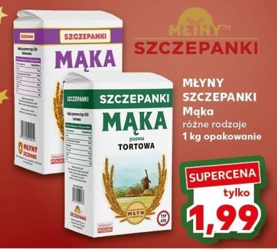 Mąka różne rodzaje 1 kg  promocja w Kaufland