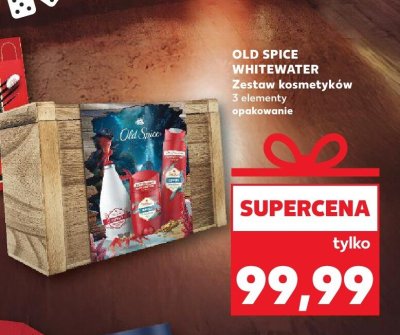 Zestaw kosmetyków OLD SPICE WHITEWATER 3 elementy opakowanie promocja w Kaufland