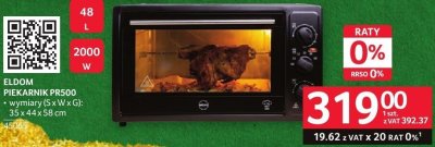 Piekarnik ELDOM PR500 promocja w Selgros