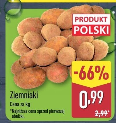Ziemniaki promocja w Aldi