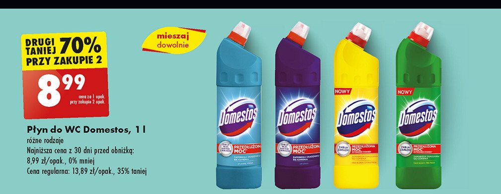 Płyn do wc original Domestos promocja