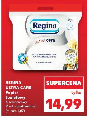 Papier toaletowy 4-warstwowy Ultra Care 9 szt. promocja w Kaufland