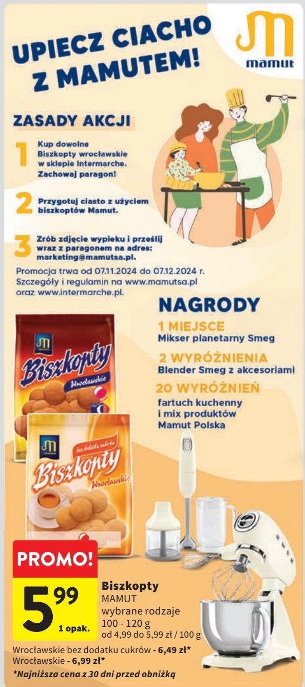 Biszkopty wrocławskie Mamut promocja