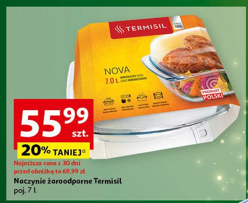 Naczynie żaroodporne nova 7 l Termisil promocja w Auchan