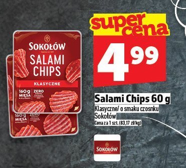 Salami Chips 60 g promocja w TOPAZ