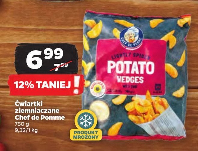 Ćwiartki ziemniaczane Chef de pomme promocja