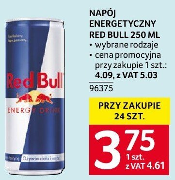 Napój Red Bull promocja w Selgros