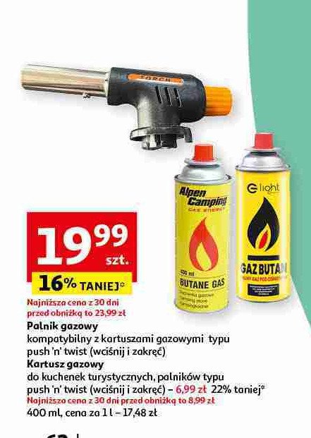 Palnik promocja