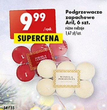 Podgrzewacze zapachowe wanilia & pomara艅cza Aril promocja