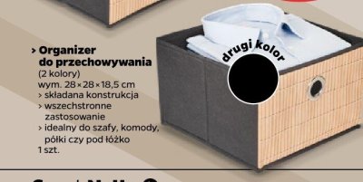 Organizer do przechowywania 28x28x18,5 cm promocja w Netto