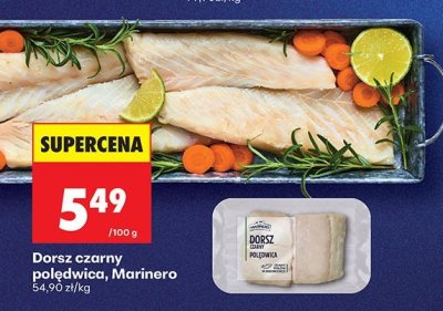 Dorsz czarny polędwica Marinero promocja w Biedronka
