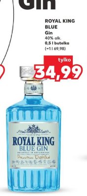 Gin ROYAL KING BLUE promocja w Kaufland