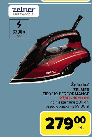 Żelazko zir 3210 Zelmer promocja