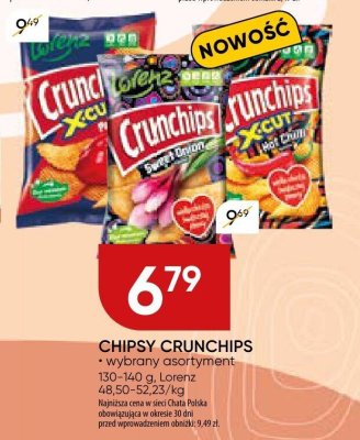Chipsy crunchips Lorenz promocja w Chata Polska