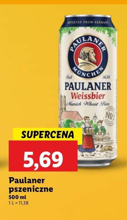 Piwo Paulaner weissbier promocja w Supeco