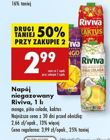 Nap贸j pina colada Riviva promocja