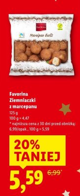 Ziemniaczki z marcepanu Favorina Ziemniaczki z marcepanu promocja w Lidl