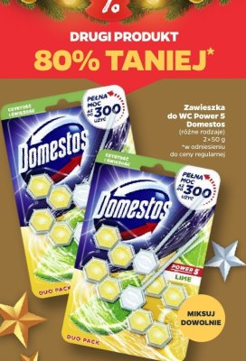 Zawieszka do WC Power 5 Domestos promocja w Netto