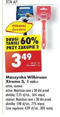 Maszynka do golenia Wilkinson xtreme 3 activ promocja