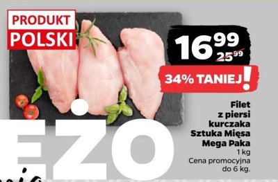 Filet z piersi kurczaka Sztuka Mięsa Mega Paka promocja w Netto