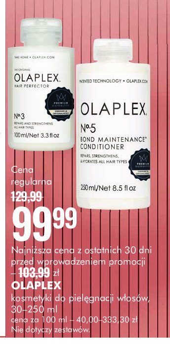 Odżywka do włosów no.5 OLAPLEX promocja