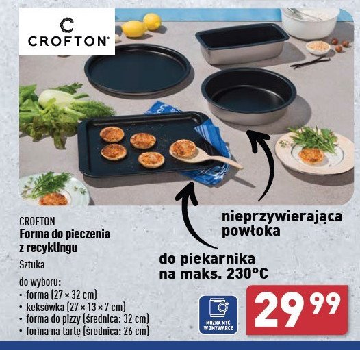 Forma do pizzy 32 cm Crofton promocja